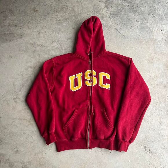 USC zip up hoodie Mens size S university college - Picture 1 of 2